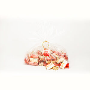 Sac éventail mélange de dominos de nougat tendre et touron (1kg)
