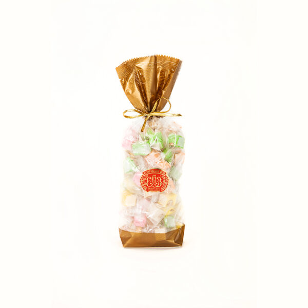 Sachet de cubes de nougat tendre assortis parfums variés