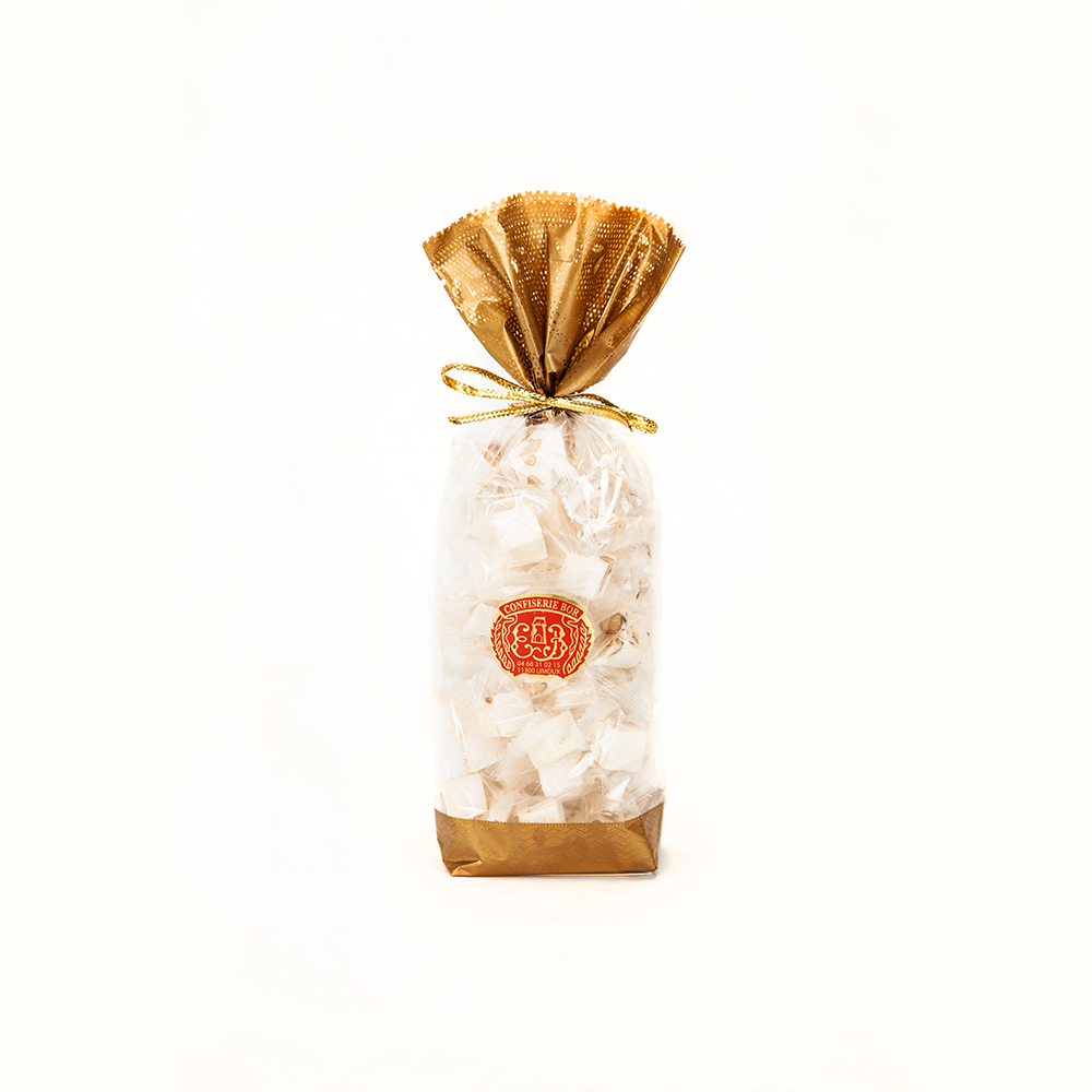 Nougats tendres 15% amandes - sachet de 200g